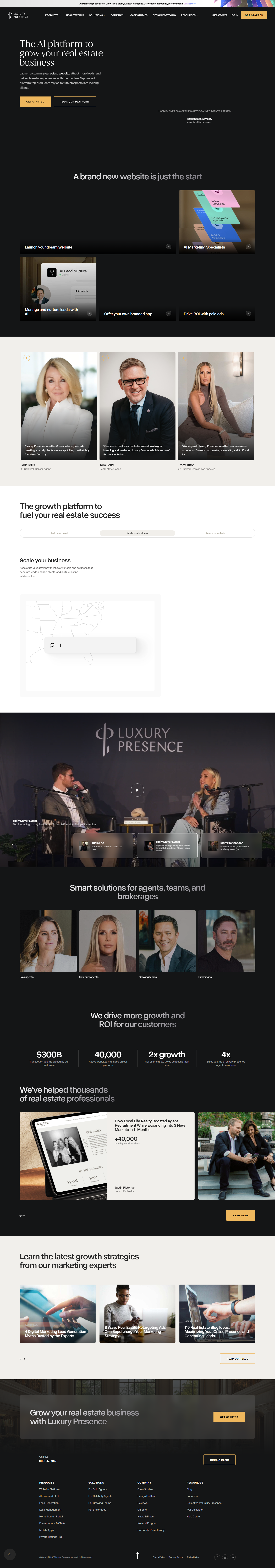 Real Estate AI Website - Full Site